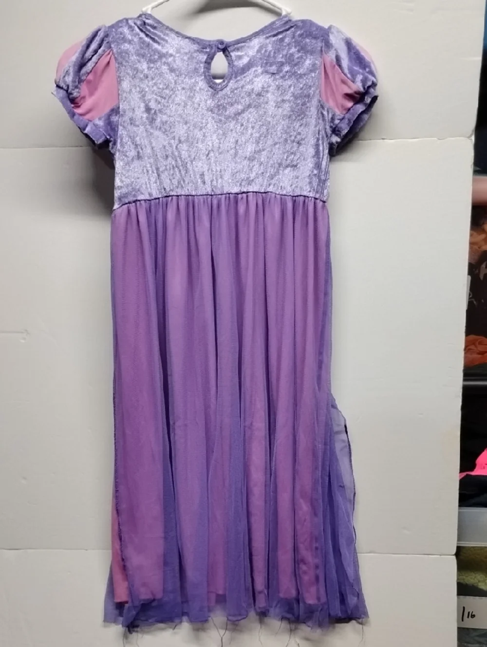 Disney Lavender and Pink Rapunzel Princess Nightgown Dressup Costume Medium - Picture 7 of 7